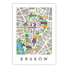 Kraków mapa