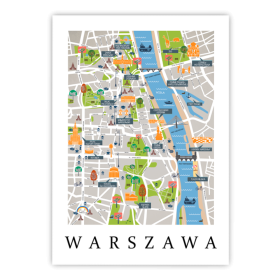 Warszawa mapa