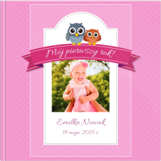 fotoksiążka Pierwszy rok dziewczynki