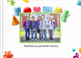 fotoksiążka Plastelinowy pamiętnik szkolny