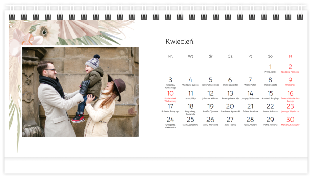 fotokalendarz Kwiaty delikatności