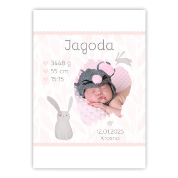 plakat Metryczka malucha