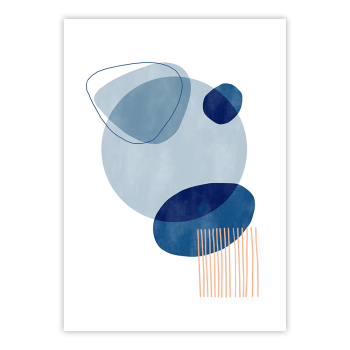 plakat Niebieskie struktury 2