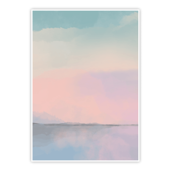 plakat Pastelowy świt 2