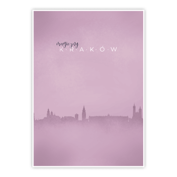 plakat Za mgłą - Kraków