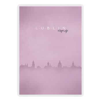 plakat Za mgłą - Lubin